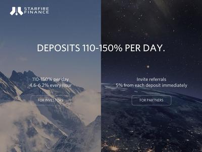 [WAITING] starfirefinance.com - STARFIRE Finance - 2! Next start 06/13/2017 after midnight Starfirefinance.com