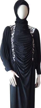 ازياء محجبات روعة وعصرية  Abaya%20with%20gathers%20full