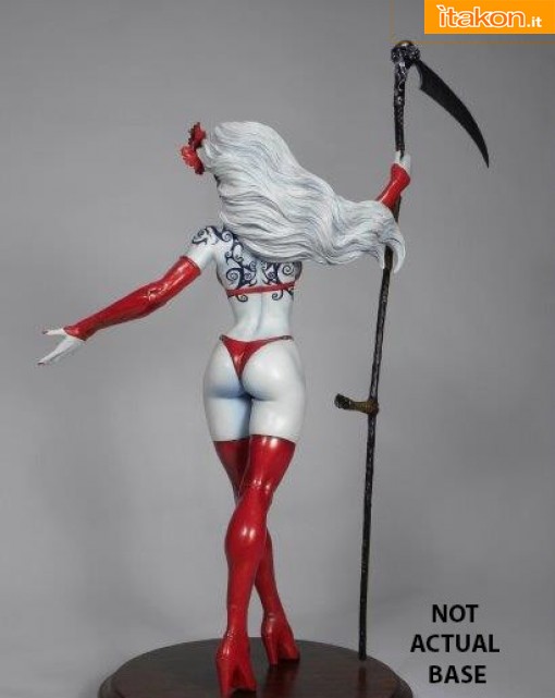 [CS More] Lady Death "La Muerta" Statue Lady-Death-La-Muerta-Statue-di-CS-Moore-Studio-8