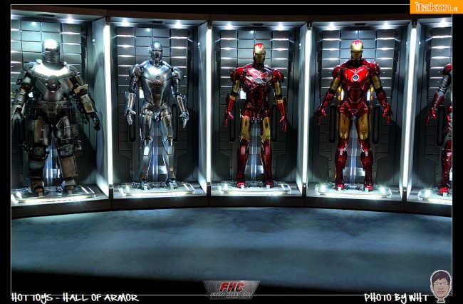 [Hot Toys] Iron Man - Hall Of Armor 1/6th - Página 4 Iron-Man-3-Hall-Of-Armor-di-Hot-Toys-25-650x426