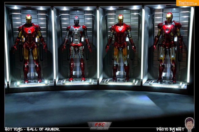 [Hot Toys] Iron Man - Hall Of Armor 1/6th - Página 4 Iron-Man-3-Hall-Of-Armor-di-Hot-Toys-26-650x431