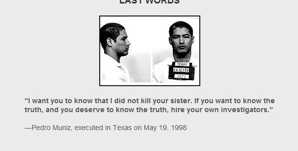 res Prisoners’ last words before execution (35 prints) Last_words_18