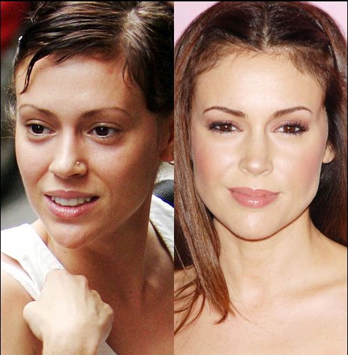 Alyssa bez sminke Celebrities_with_without_makeup_11