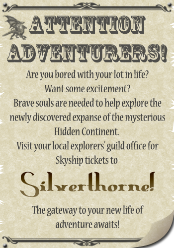 Silverthorne ~ On the Frontier of Fantasy! SilverthorneAd