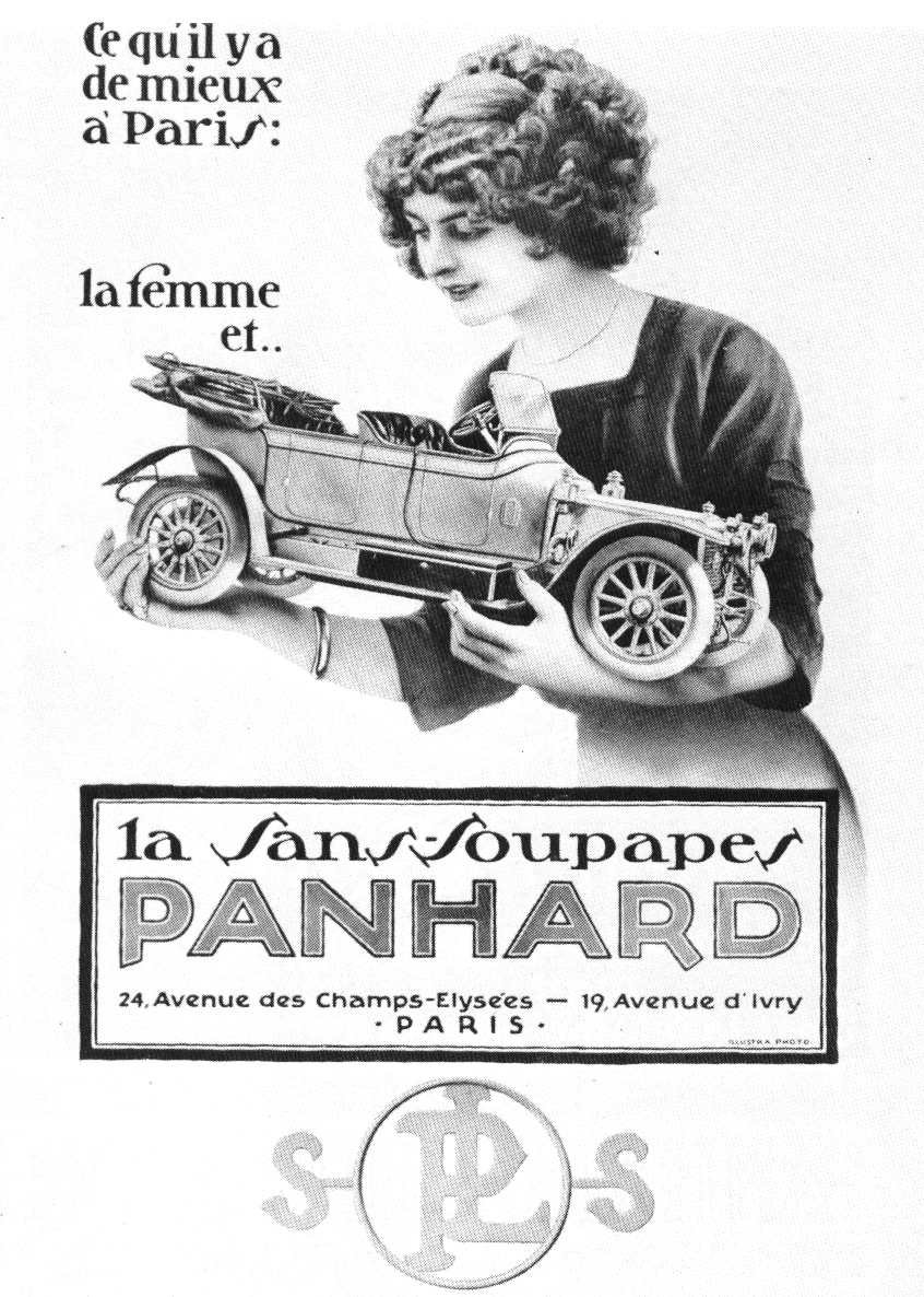 La femme ou la voiture Panhard%20et%20levassor%201912