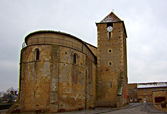 Eglise de Madiran (vue extérieure) Eglize