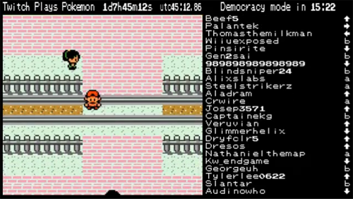 Twitch Plays Pokémon - Jugar a Pokémon en masa Pokemon