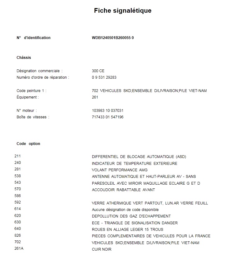 300CE 1990 - 1500 € Fiche_Signal%e9tique