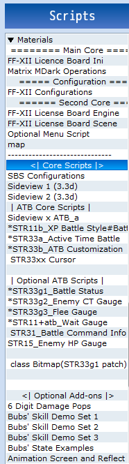 SBS Takentai - Combat qui freeze / Battlers dans l'autre sens Scripts