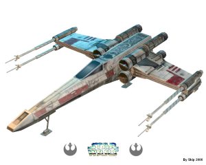 Modelos de papel de Star Wars Xwing_sm