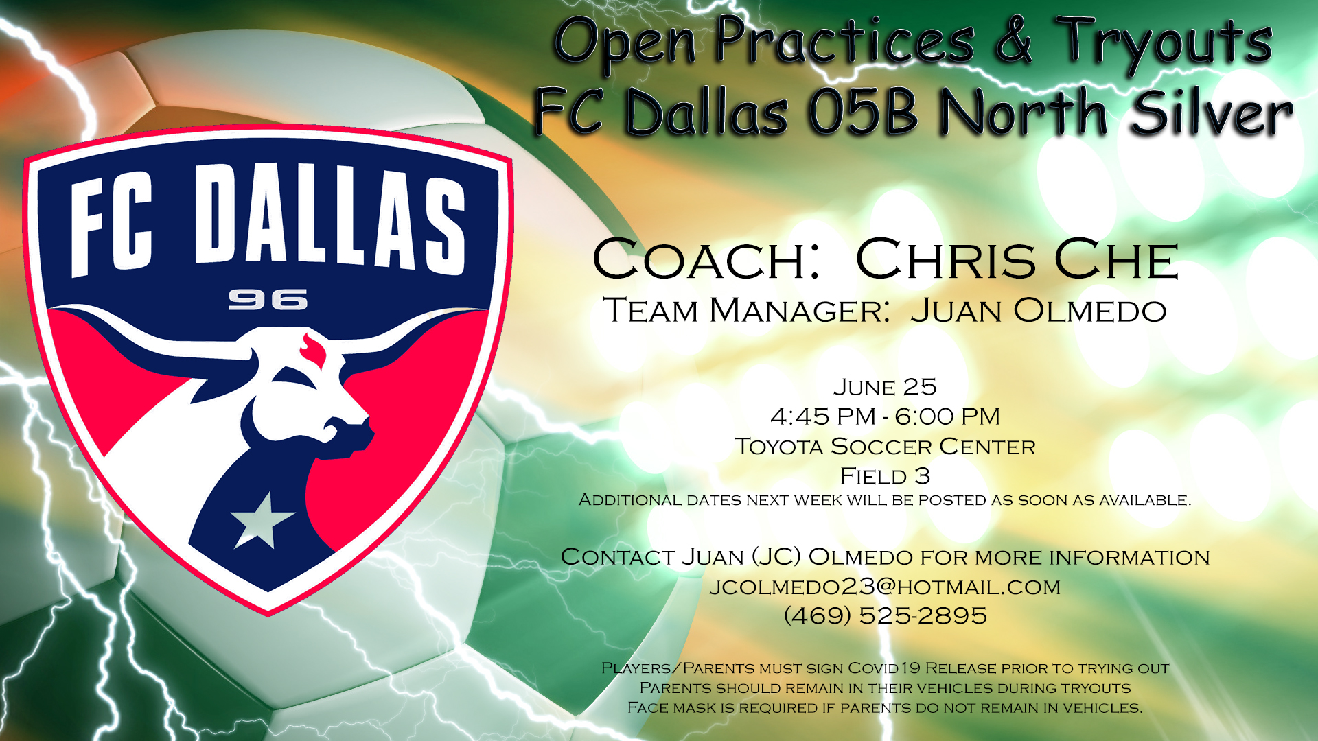 FC Dallas 05B North Silver searching FCDNS_OpenTryouts