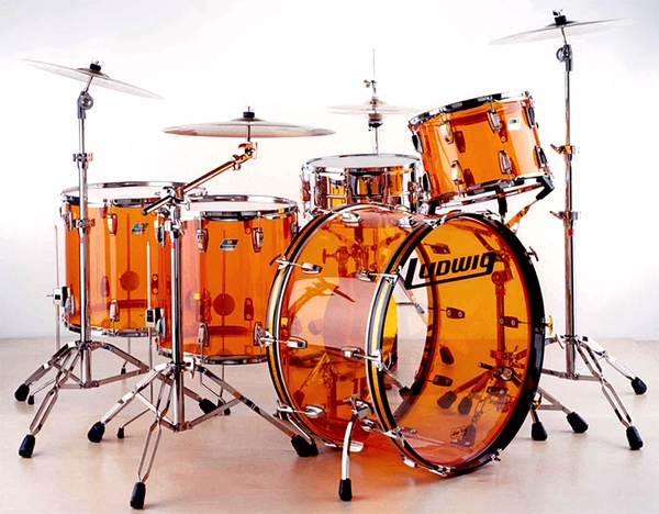 Sina-Drums - Baterista - Rock Vintage - Cover - YouTube -60s, 70s - Alemania John-Bonham-Amber-Vistalite-Ludwig-Drum-Kit-Setup-Reissue01