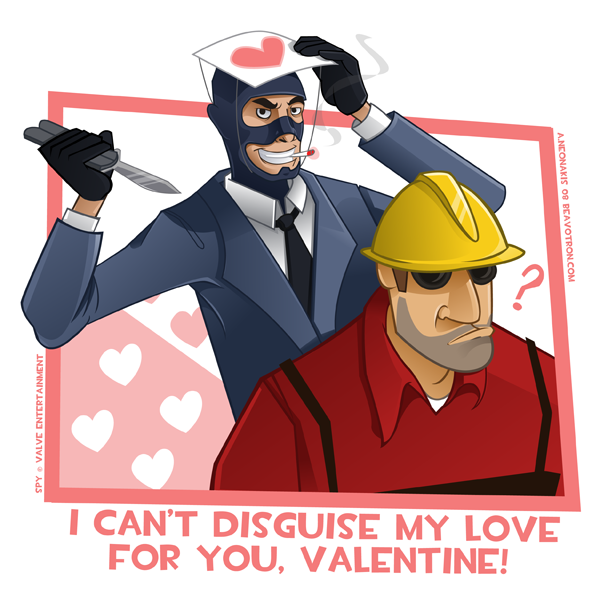 Best Valentine Evar. Tf2_valentines__spy_by_beavotron