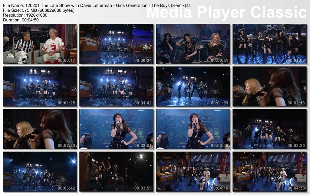 [TV-Music] Grils Generation - 2012.02.01 The Late Show with David Letterman 93890