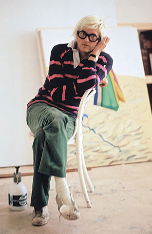 Un grand peintre . David-hockney