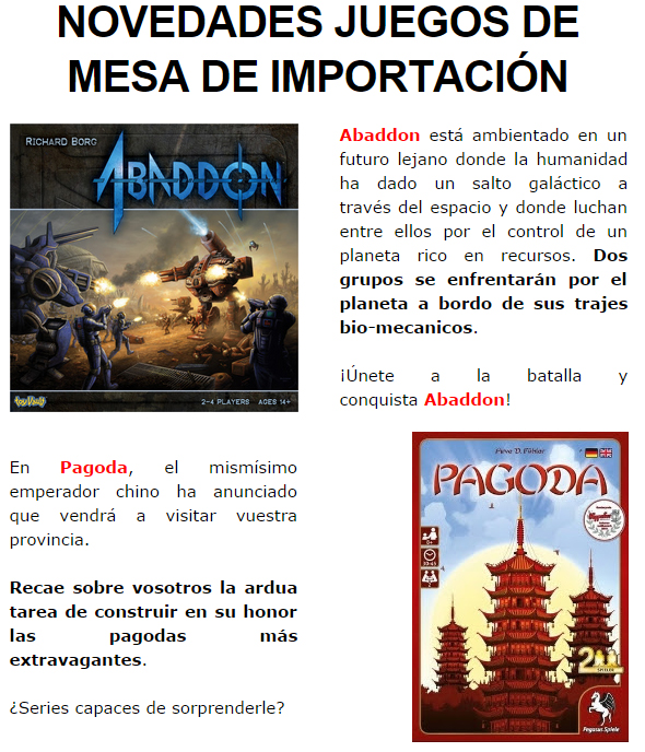 NOVEDADES Y PRE VENTAS SEPTIEMBRE 2014 - JUEGOS DE LA MESA REDONDA Novedades-septiembre-2014-jimportacion1