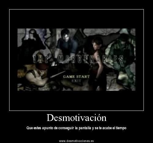 Desmotivaciones y motivaciones de Resident evil y Silent hill CD07F5C5B