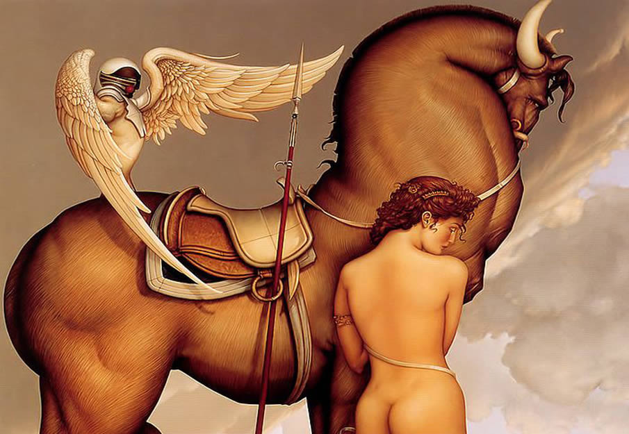 La fantasía y realismo de Michael Parkes 0A7