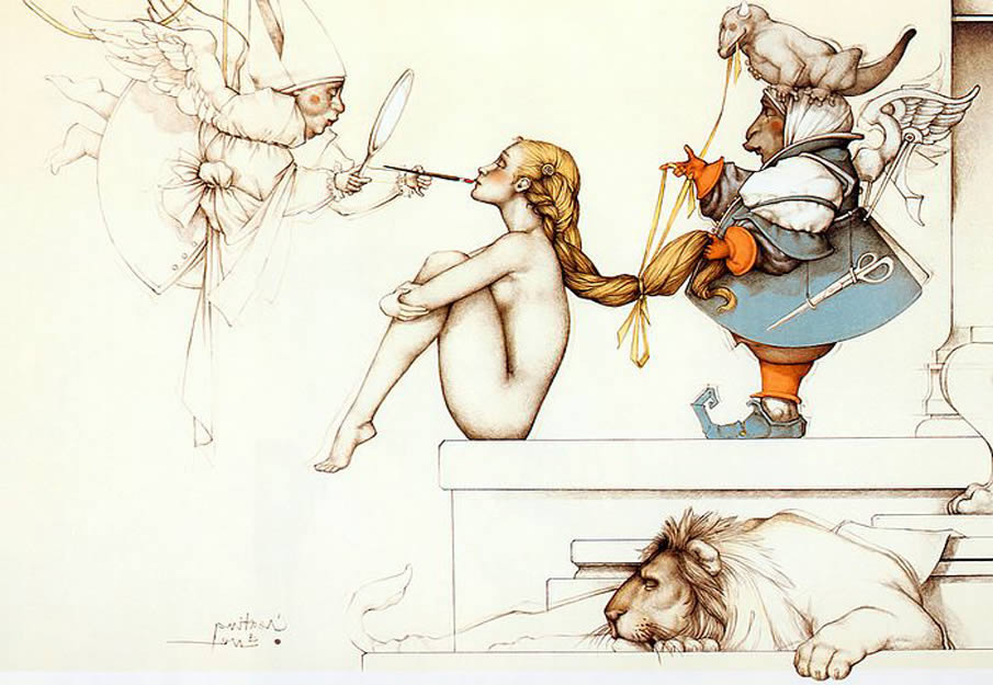 La fantasía y realismo de Michael Parkes F44