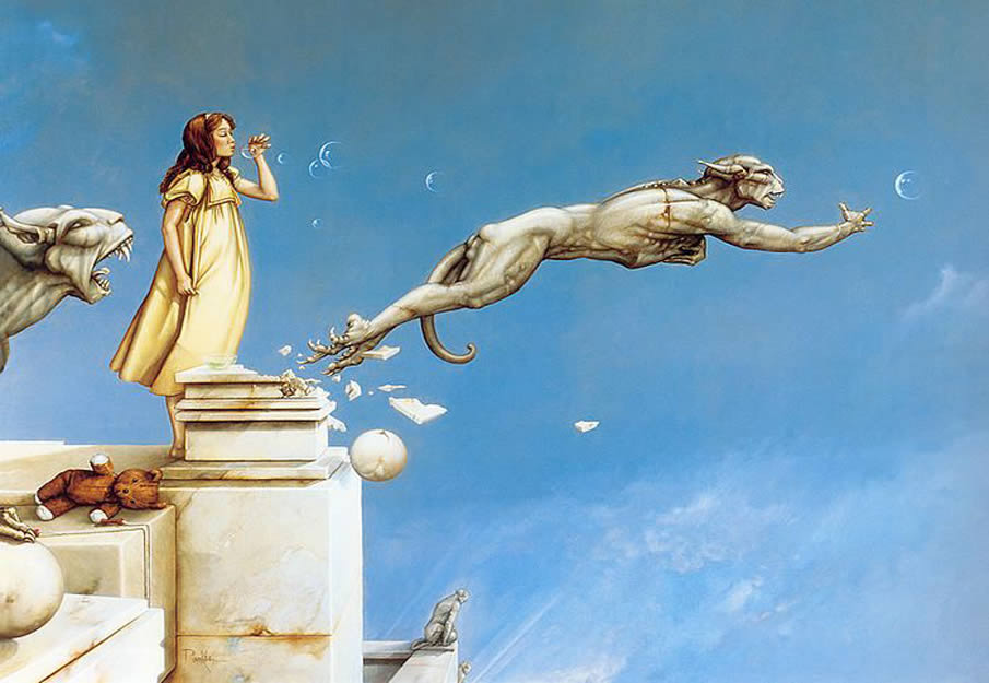 La fantasía y realismo de Michael Parkes 24F