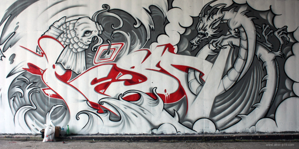 Akse P19 Crew, un artista del Graffitti 6D9