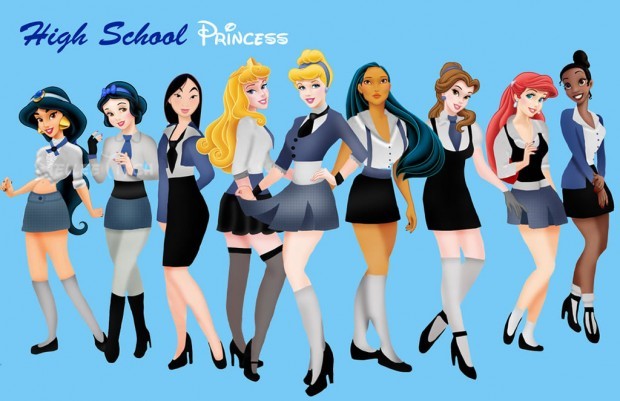 Princesas - Rediseños Princesas Disney 11ABDBD78