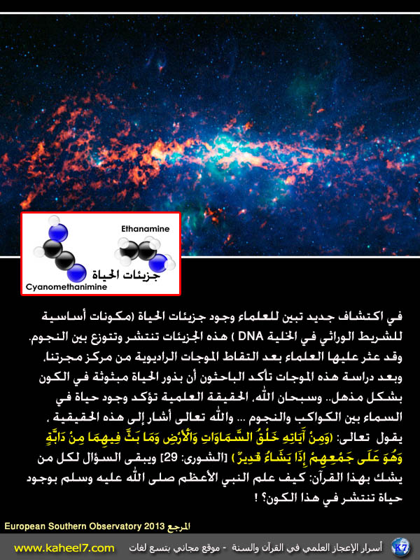 ـ[صورة وآية: جزيئات الحياة ]ـ DNA-Galaxy