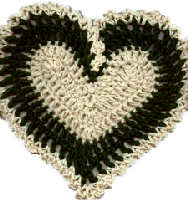 Heart Potholder - Crochet Heartpotholder