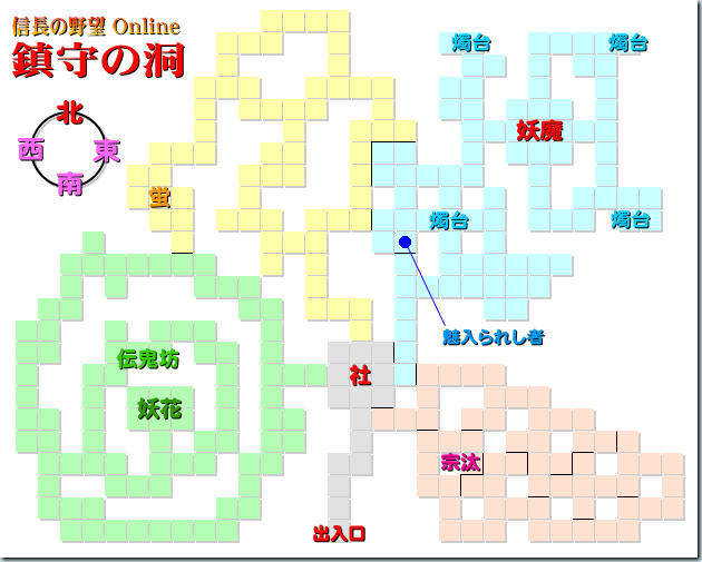 鎮守之洞地圖 Tinsyu-map