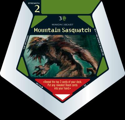 Cartes à jouer Mountainsasquatch