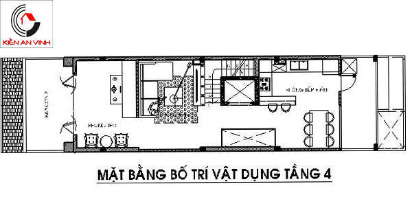 Mẫu thiết kế nhà phố đẹp 5 tầng mang đậm kiến trúc Phương Tây Mat-bang-tang-4