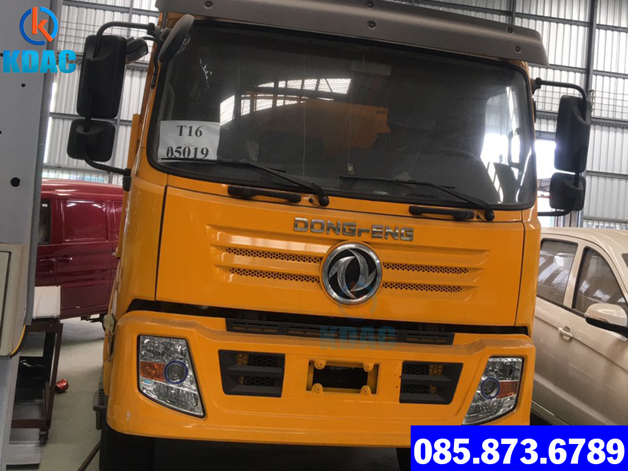 Chợ ôtô: Xe tải ben Dongfeng Chiến thắng 8.4 tấn CT-8T4-0858736789-7