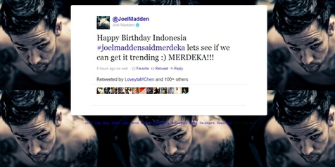 Joel Madden Said Merdeka! 0000370335