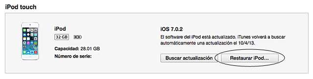 [tutorial] Cómo utilizar iTunes para restaurar tu dispositivo iOS a sus ajustes de fábrica HT1414-itunes11-restore-002-es