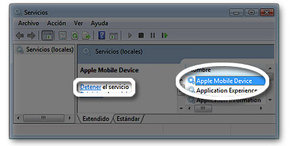 utorial para quitar el ERROR “Este iPod no puede usarse porque no se ha iniciado el servicio Apple Mobile Device Service” [TUTORIAL] [Windows] TS1567_03-es