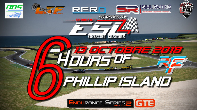 [rF2] ESL Endurance - Phillip Island 6h - 13/10/2018 Phillip_Island%206h