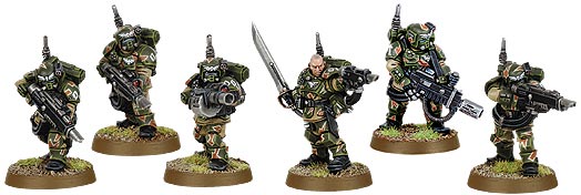 [Kerian - Chaos] Escouade de Commandement "Slayers of Hope" Imperial_Guard_Cadian_Kasrkin_Squad