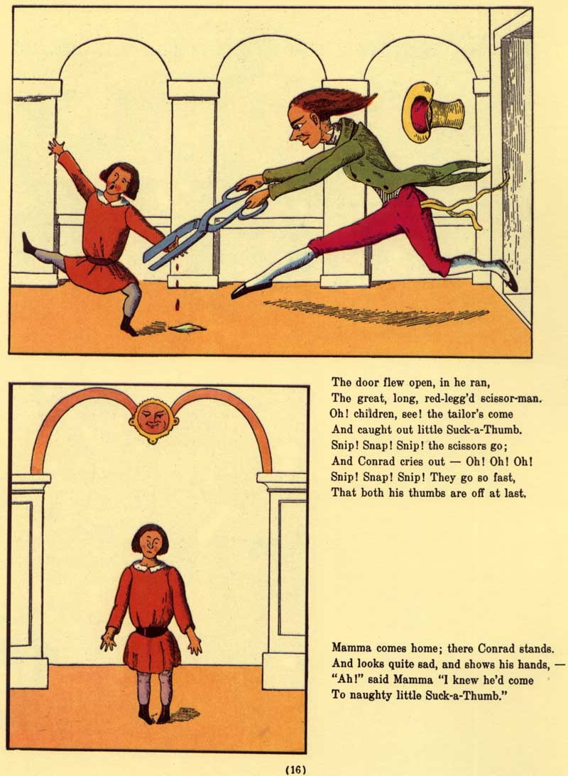 Struwwelpeter - Heinrich Hoffmann - tekeningen Hoffmann_16