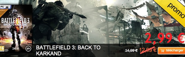 Battlefield 3: Back to Karkand à 2,99€ Karkand