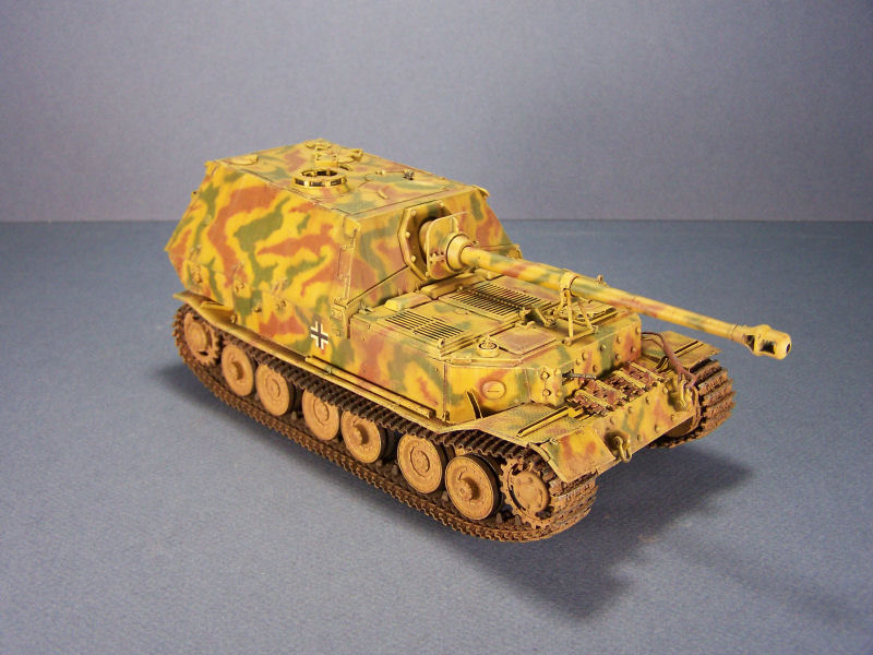 Panzer III, Pz IV, Elephant, 88mm, mes maquettes finies!!! 071009%20(21)