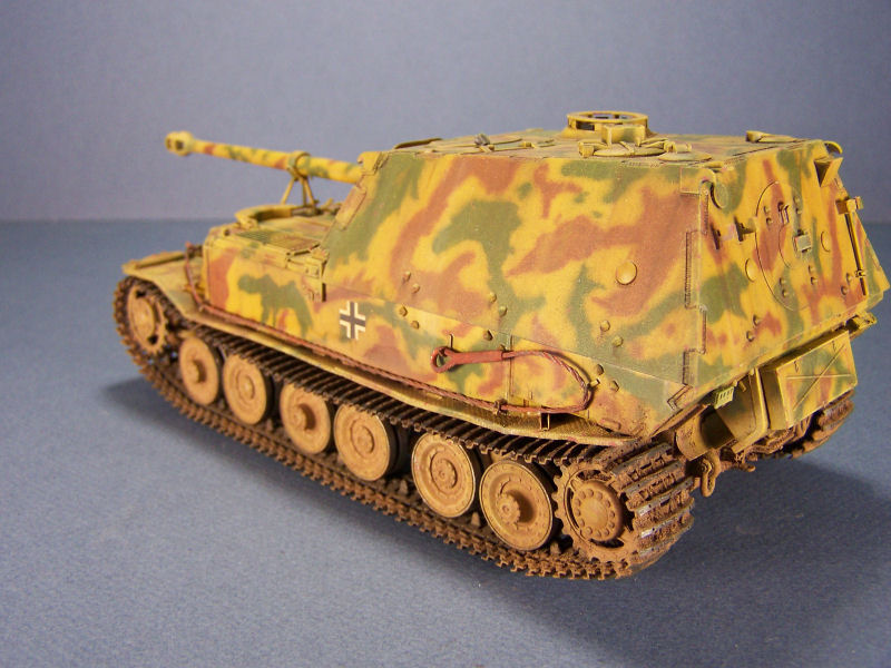 Panzer III, Pz IV, Elephant, 88mm, mes maquettes finies!!! 071009%20(25)