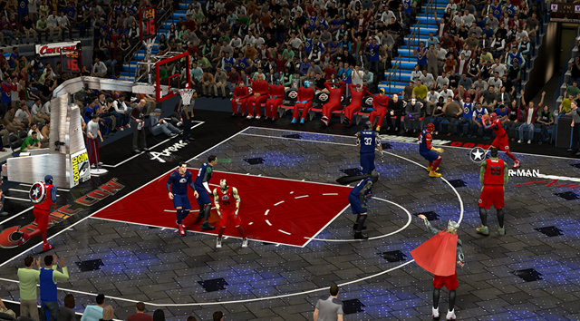 Mod de NBA 2k14 substitui jogadores por super-heróis Ku-xlarge-22