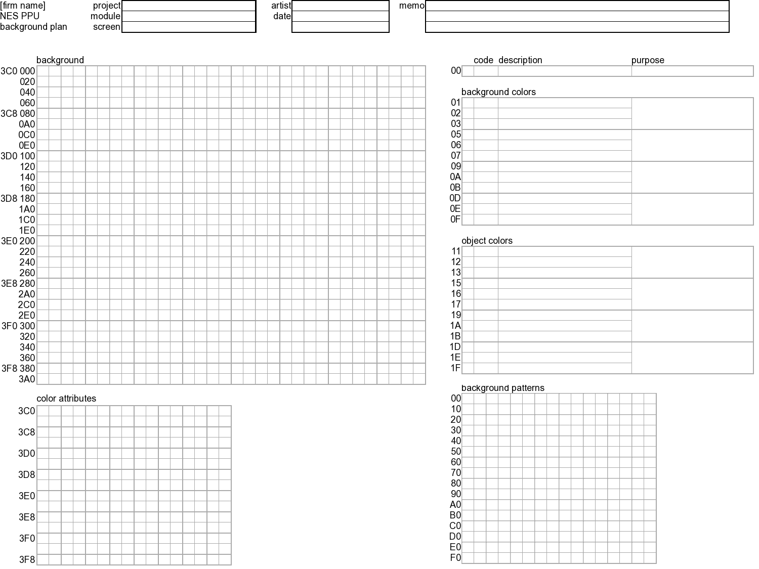 فرم طراحی گرافیک NES_PPU_background_plan_form