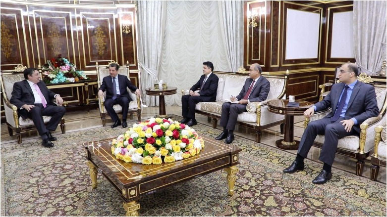 British envoy to Iraq discusses Erbil-Baghdad ties with KDP leader, KRG security chief Wilksmasrour