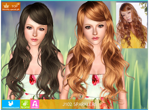 Sparklers Hair By Juice/Newseasims Kni