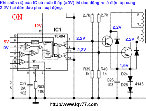 Nguồn ATX: Có 5V tím cấp trước, kích không chạy Icdaodong