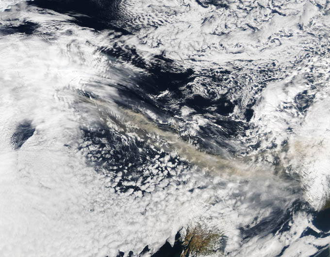 Las fotos del año 2010 Eyjafjallajokull-NASA-Getty