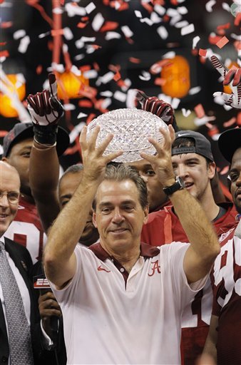 Alabama shuts out LSU, 21-0 to reclaim national title Ap-201201092303830249148