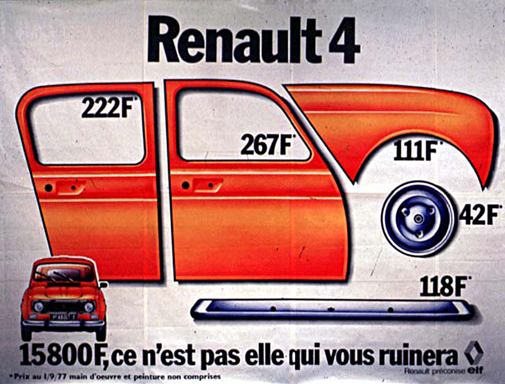 PUB  RENAULT  4L 1977-publicite-renault-4-02