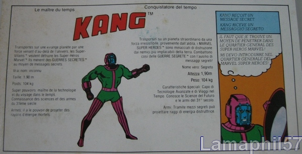 SECRET WARS/Guerres secrètes (Mattel) 1984 - Page 2 Kang_back